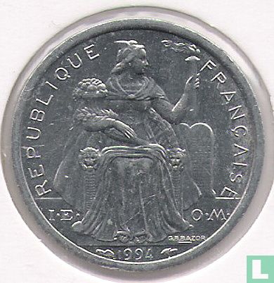 French Polynesia 1 franc 1994 - Image 1