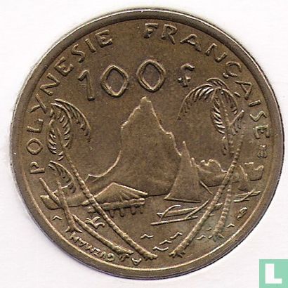 Polynésie française 100 francs 1995 - Image 2