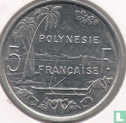 Frans-Polynesië 5 francs 1991 - Afbeelding 2