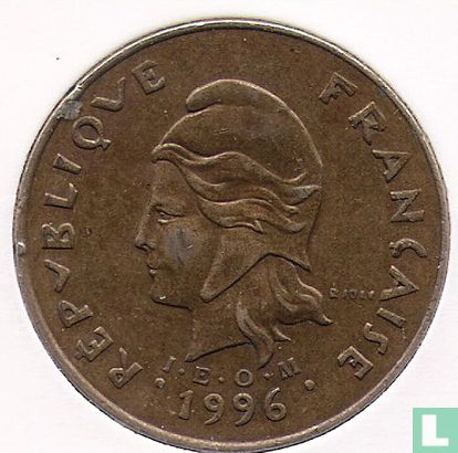 French Polynesia 100 francs 1996 - Image 1