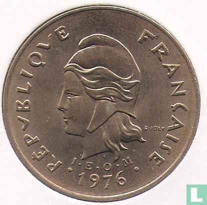Polynésie française 100 francs 1976 - Image 1