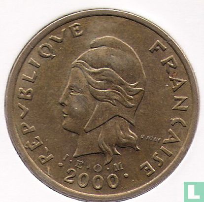 French Polynesia 100 francs 2000 - Image 1