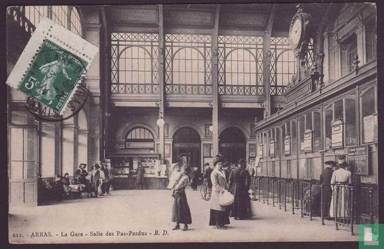 Arras, La Gare - Salle des Pas-Perdus