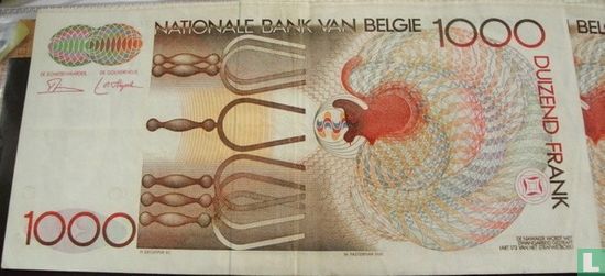 Belgique 1000 Francs - Image 2