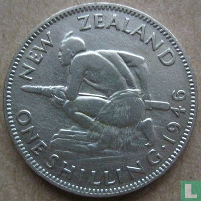 New Zealand 1 shilling 1946 - Image 1