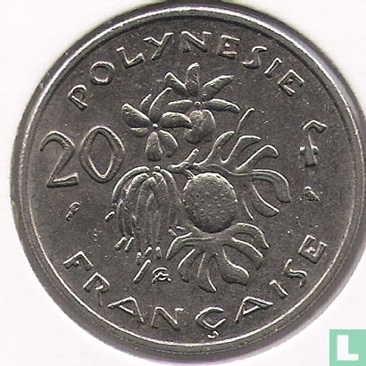 Polynésie française 20 francs 1970 - Image 2