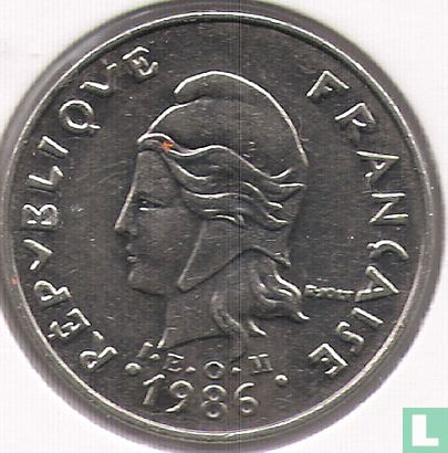 Frans-Polynesië 20 francs 1986 - Afbeelding 1