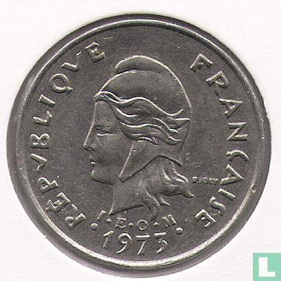 Polynésie française 10 francs 1973 - Image 1