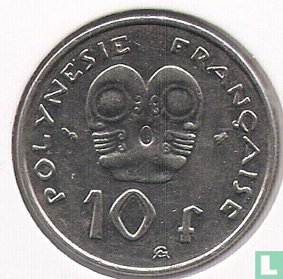 French Polynesia 10 francs 1998 - Image 2
