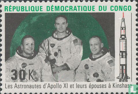 De astronauten van Apollo 11