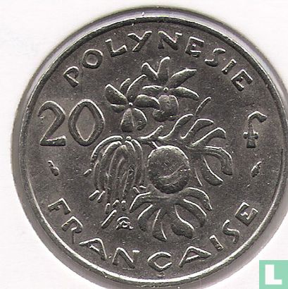 French Polynesia 20 francs 1975 - Image 2