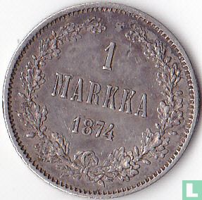 Finlande 1 markka 1874 - Image 1