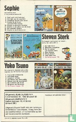 Dupuis katalogus stripverhalen 78-79 - Afbeelding 2