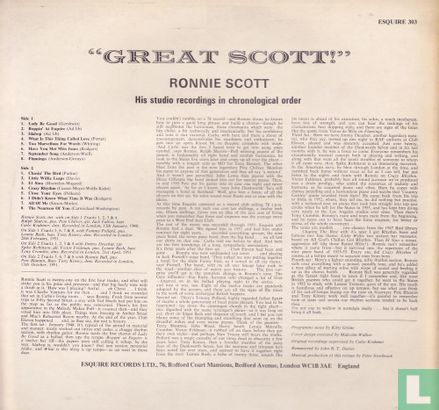 Ronnie Scott Studio recordings Volume 1 Great Scott  - Afbeelding 2