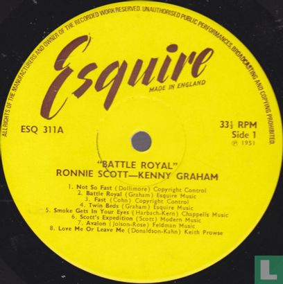 Ronnie Scott Studio Recordings Volume 2 with Kenny Graham’s Afro Cubists Battle Royal  - Afbeelding 3