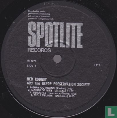 Red Rodney with the Bebop Preservation Society  - Bild 3
