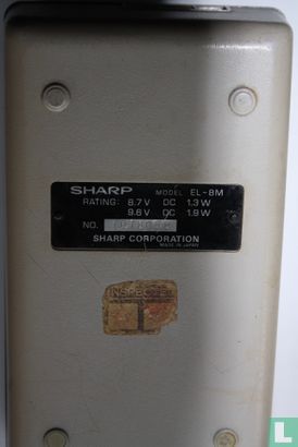 Sharp EL-8M - Afbeelding 2