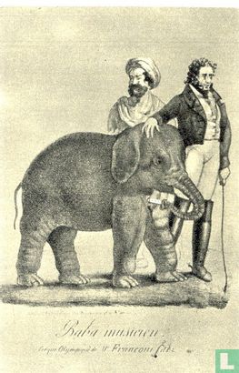 Baba, het fameuze olifantje van Circus Franconi - Afbeelding 1