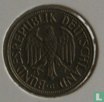Allemagne 1 mark 1966 (G) - Image 2