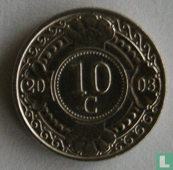 Niederländische Antillen 10 Cent 2003 - Bild 1