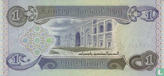 Irak 1 Dinar  - Image 2