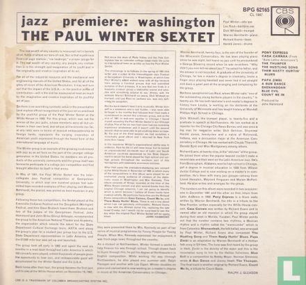 Jazz Premiere: Washington  - Afbeelding 2