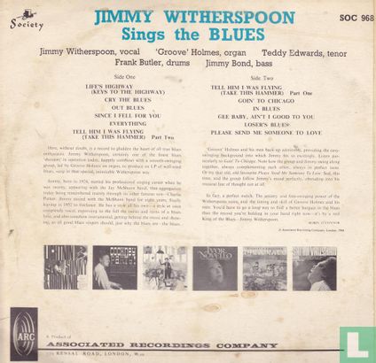 Jimmy Witherspoon Sings the Blues  - Afbeelding 2