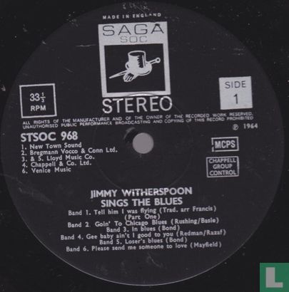 Jimmy Witherspoon Sings the Blues  - Afbeelding 3