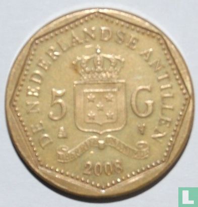 Niederländische Antillen 5 Gulden 2008 - Bild 1