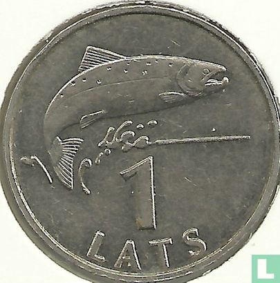Latvia 1 lats 2007 - Image 2