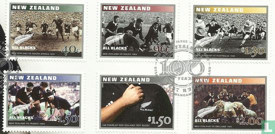 NZ Rugby-Mannschaft "All Blacks" 100 Jahre