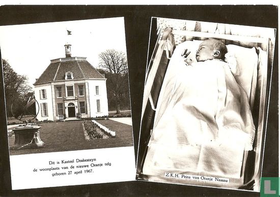 Z.K.H. Prins van Oranje Nassau - Geboren te Utrecht 27-4-1967 - Deze foto werd gemaakt door Z.K.H Prins Claus op 28-4-1967  - Afbeelding 1