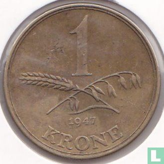 Dänemark 1 Krone 1947 - Bild 1