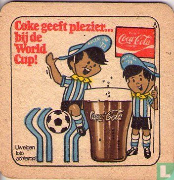 Coke geeft plezier... bij de World Cup! / Vul uw eigen toto in. - Afbeelding 1