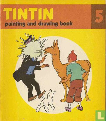TinTin painting and drawing book 5 - Image 1