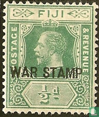 King George V, with overprint