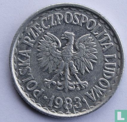 Pologne 1 zloty 1983 - Image 1