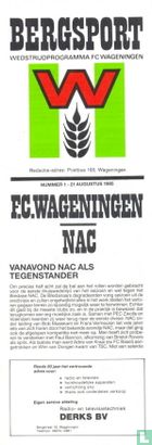 FC Wageningen - NAC
