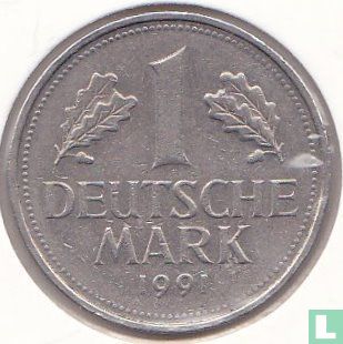 Germany 1 mark 1991 (A) - Image 1