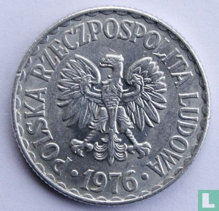 Pologne 1 zloty 1976 - Image 1