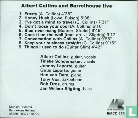 Albert Collins and Barrelhouse Live - Afbeelding 2
