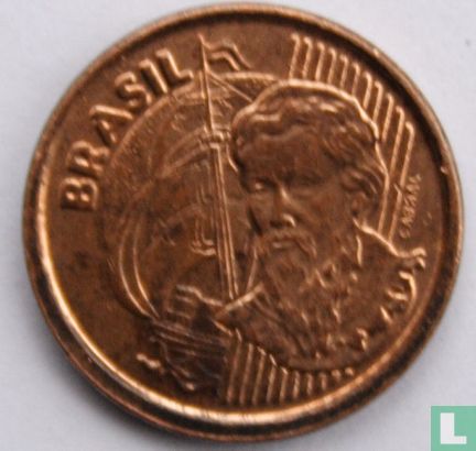 Brazil 1 centavo 2001 - Image 2