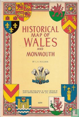 Historical map of Wales and Monmouth