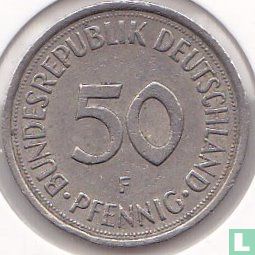 Deutschland 50 Pfennig 1974 (F - grosses F) - Bild 2