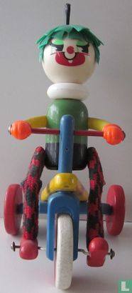 Clown on tricycle - Image 1