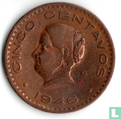 Mexico 5 centavo 1946 - Afbeelding 1