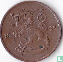 Finland 5 penniä 1922 - Afbeelding 1