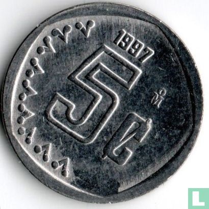 Mexico 5 centavos 1997 - Image 1
