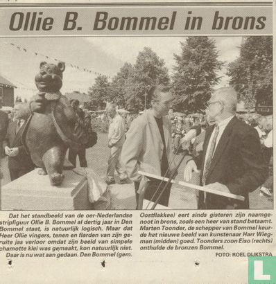 Ollie B. Bommel in brons