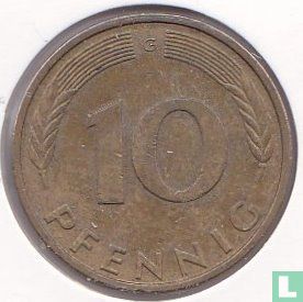 Duitsland 10 pfennig 1989 (G) - Afbeelding 2
